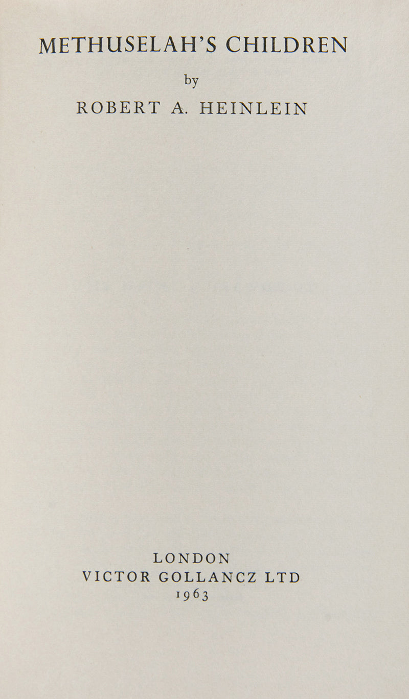 A science fiction novel by Heinlein that explores a future of selective breeding.
