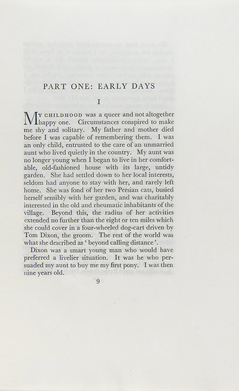 The signed limited edition of Fox-Hunting Man by Siegfried Sassoon was published one month following the fist trade edition.