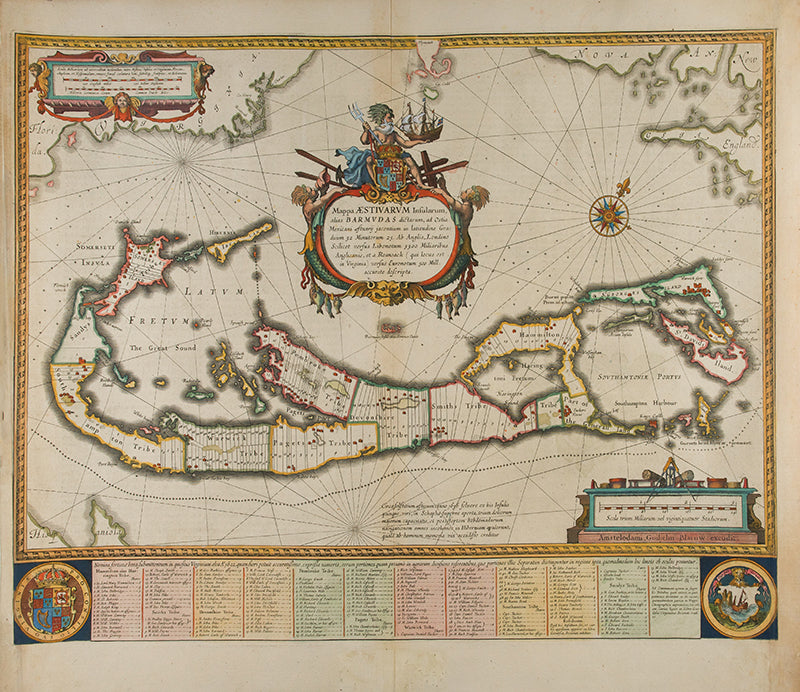 Mappa Aestivarum Insularum, alias Barmudas...