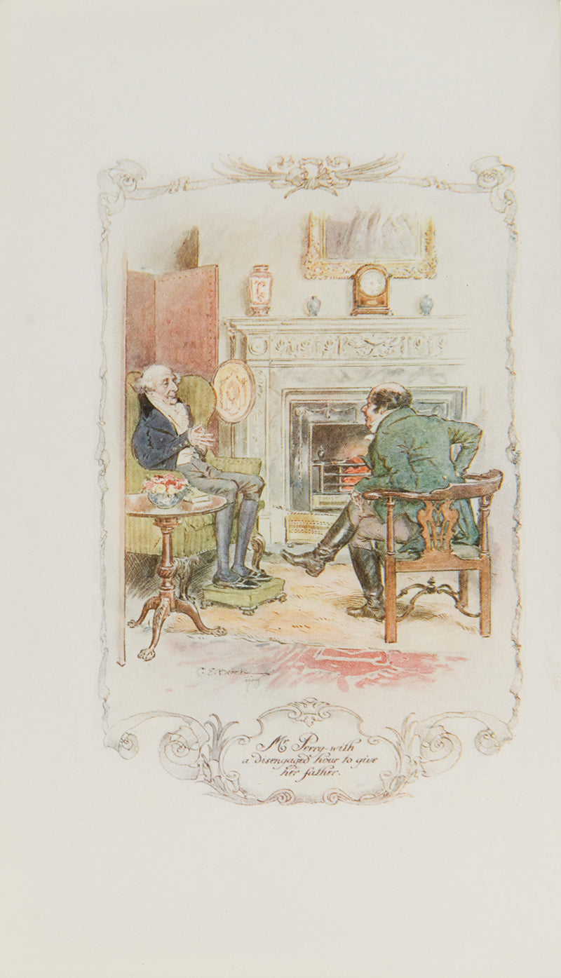 A lovely set of The Novels of Jane Austen, with colour illustrations by C.E. Brock.