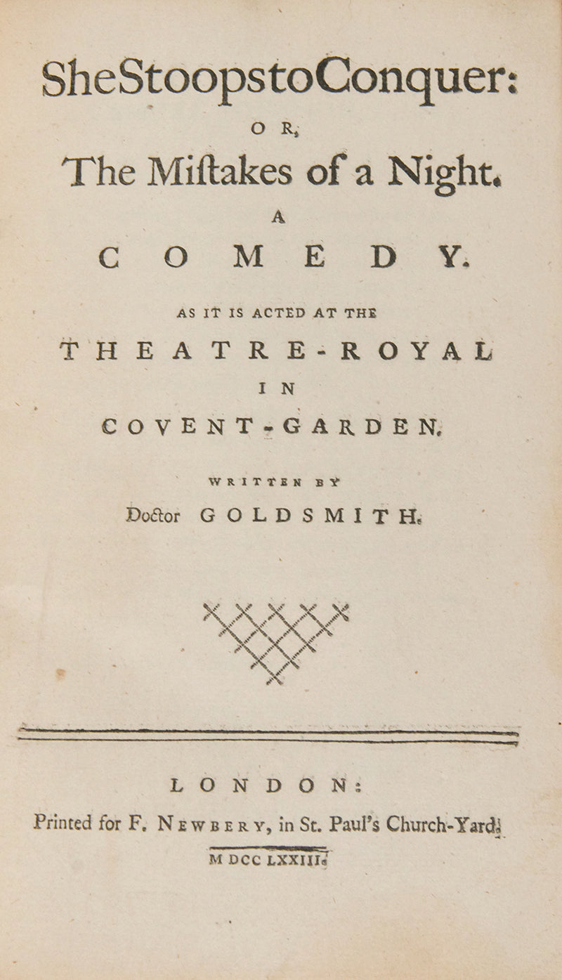 She Stoops To Conquer