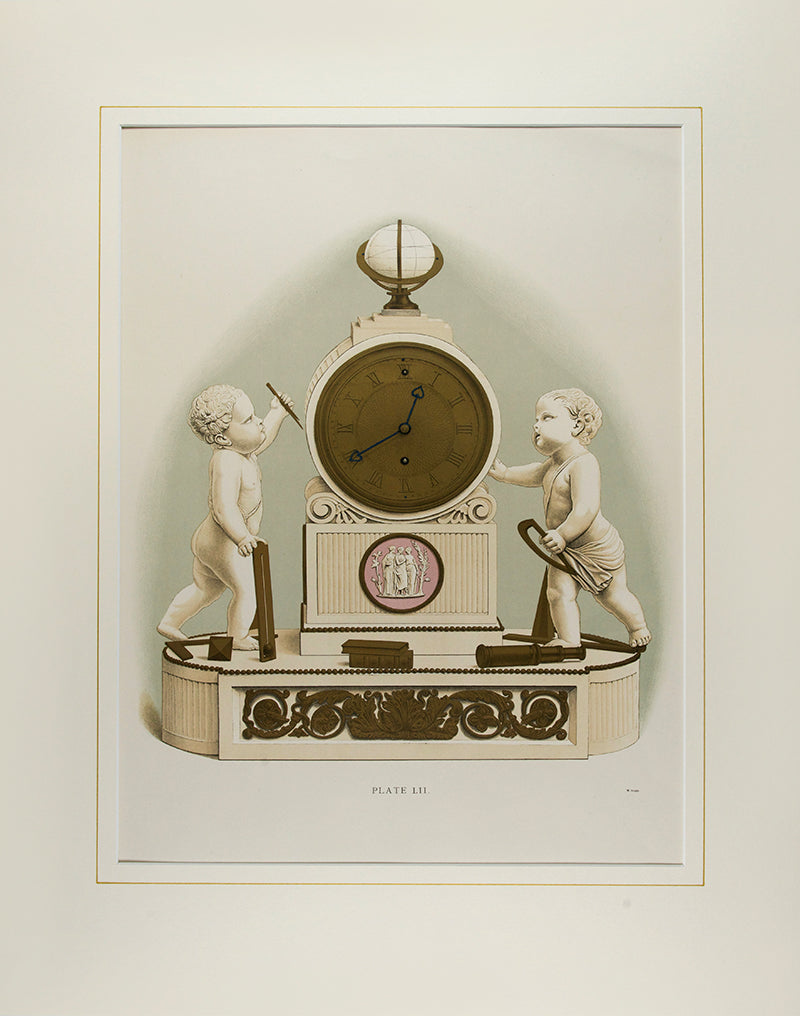 A Clock in Marble and Ormolu. Pl.LII.