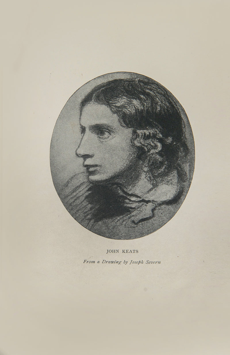 A lovely copy of The Poetical Works by John Keats.