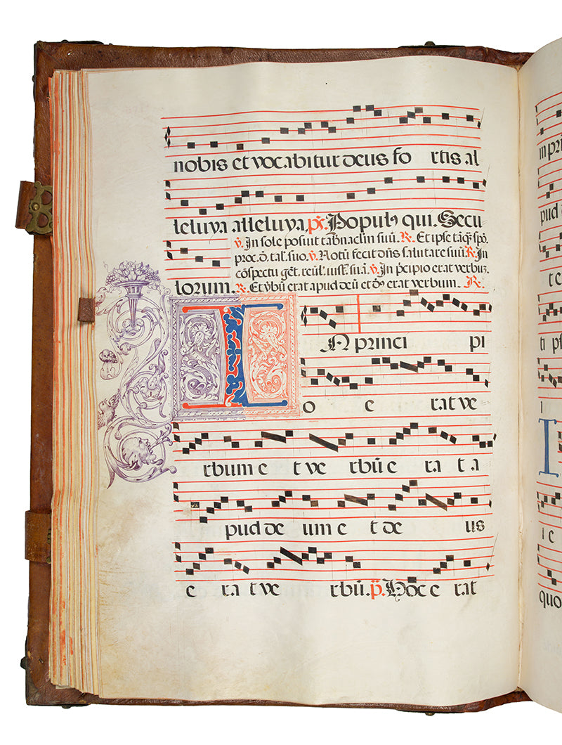 A rare Spanish Carthusian antiphonal dating from the early 17th century.