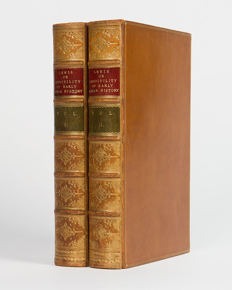 The first edition of this attack by Sir George Cornewall Lewis on Niebuhr's Romische Geschichte