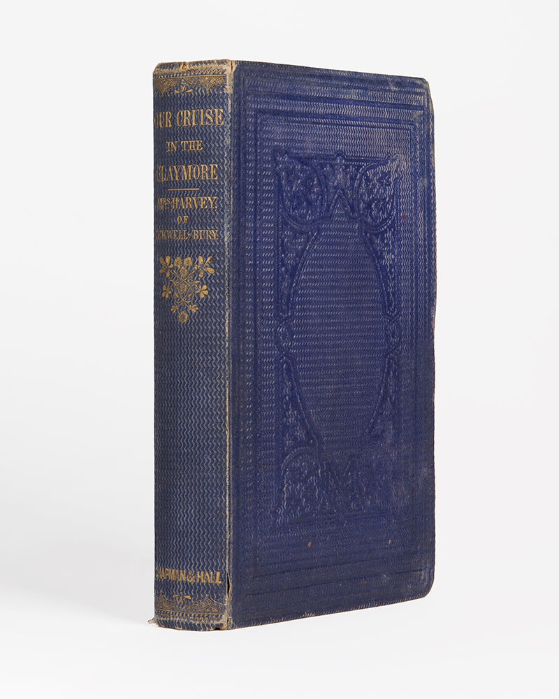 Inscribed copy of Our Cruise in the Claymore by Annie Harvey, by the author and her sister to their travelling companion Cyril Graham, who was in the region resolving the Christian and Druze dispute.