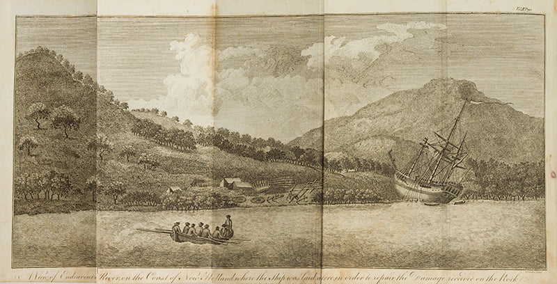 Hawkesworth's An Account of the Voyages for Making Discoveries in the Southern Hemisphere, the fourth edition printed in Scotland with plates freshly re-engraved for this edition.