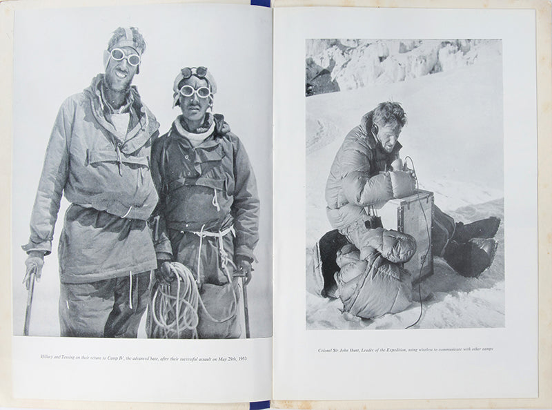 A programme for the celebration of the Ascent of Everest at the Royal Festvial Hall, issued by The Times.