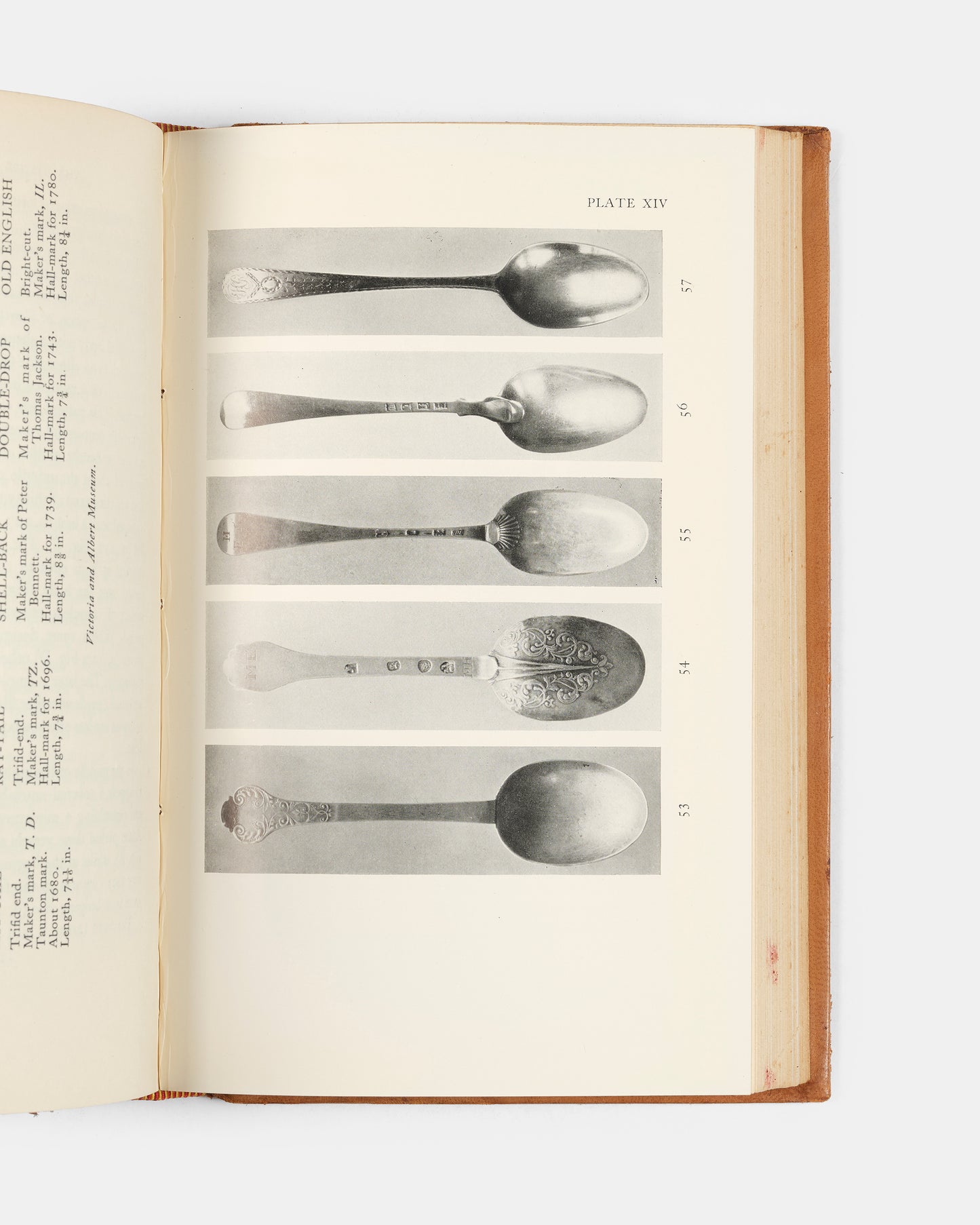 This first edition traces the development of the gold and silversmith from the Middle Ages to the Modern period, including chapters on hall-marking, falsification, and heraldic engraving, as well as the history and styles of the dinner service