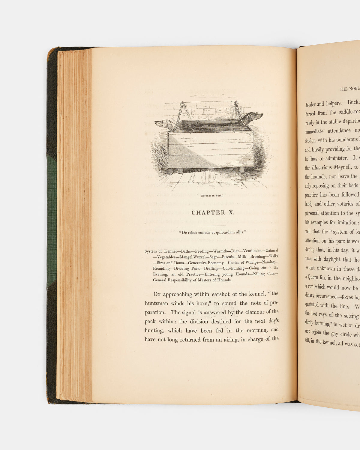 A wonderfully bound first edition, written by the Master of the Hertfordshire Hounds in 1839.
