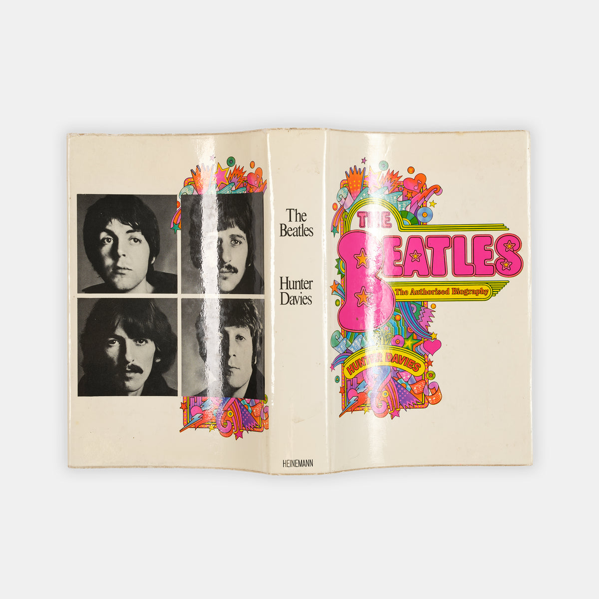 A first edition copy of The Beatles: The Authorised Biography by Hunter Davies.