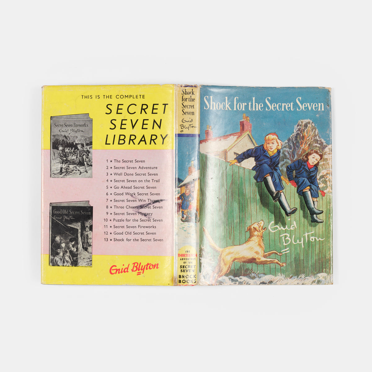 A first edition, first impression of Shock for the Secret Seven by Enid Blyton.