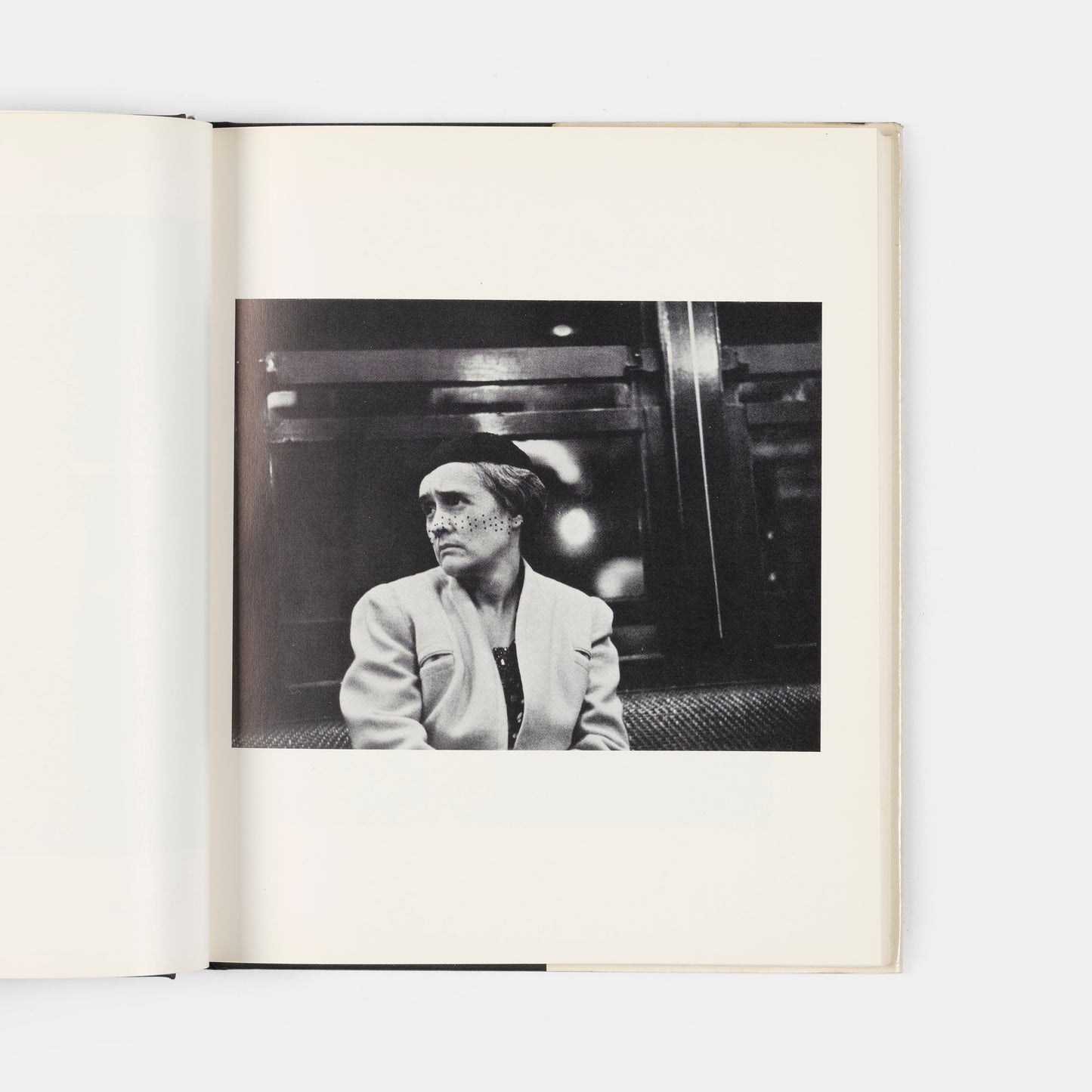 Walker Evans produced this remarkable series of clandestine portraits of passengers on the New York City subway between 1938 and 1941. He dedicates Man are Called to James Agee.
