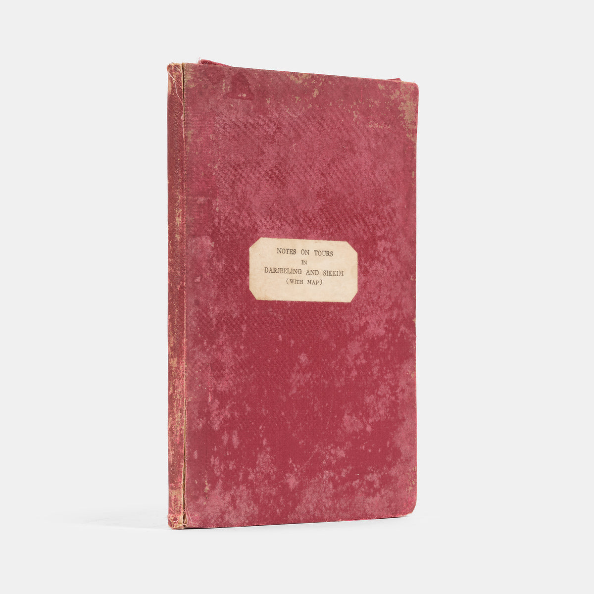 First edition of Notes on Tours in Darjeeling and Sikkim by WJ Buchanan, a scarce example of local Indian printing in Darjeeling for the express purpose of encouraging tourism to Sikkim State.