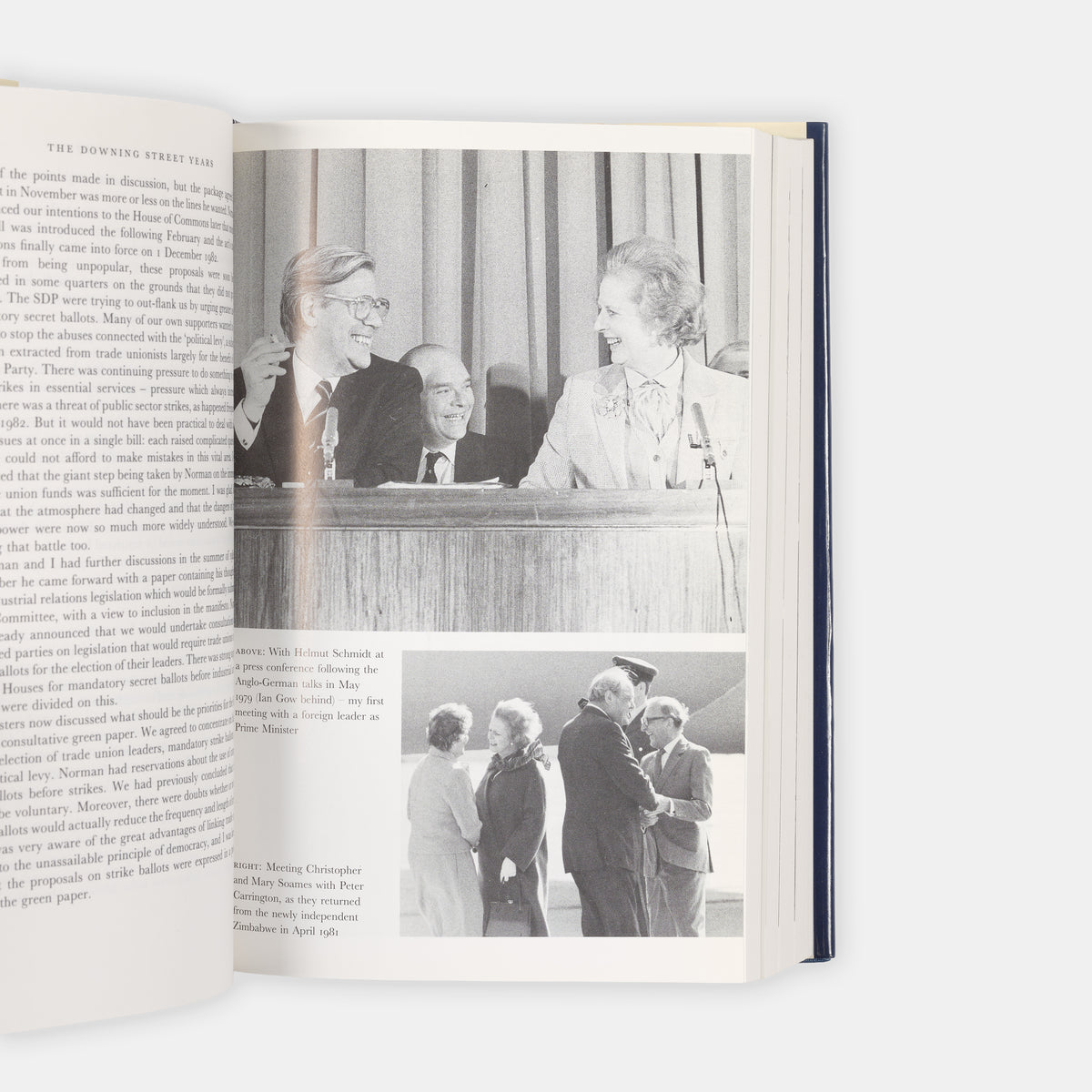 A fine copy of the first edition of Margaret Thatcher's, The Downing Street Years with fine suites of black and white photographic illustrations
