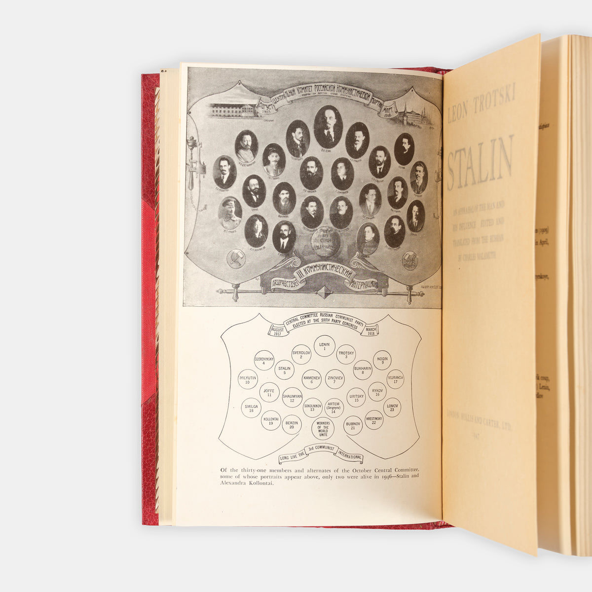 The first UK edition of Leon Trotsky's biography of Joseph Stalin