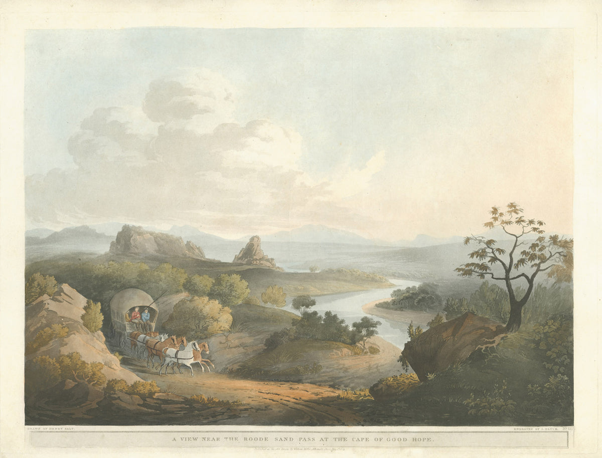 A magnificent original hand-coloured aquatint, excellent condition with radiant colouring and full margins.