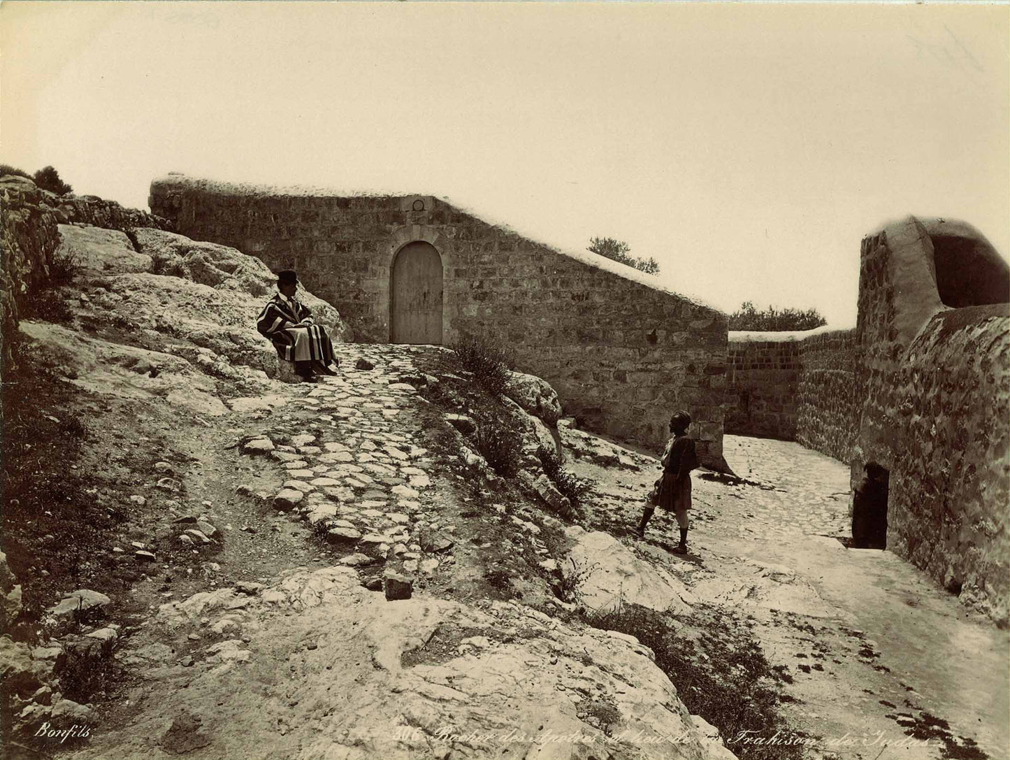 Rocher des apôtres et lieu de la trahison de Judas.