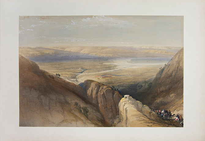 Original hand-coloured lithograph on fine paper mounted on card as issued from the subscription edition of Roberts' "The Holy Land".
