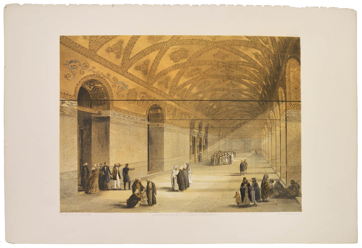 For "Aya Sofia, Constantinople" as recently restored by order of H.M. The Sultan Abdul Medjid.