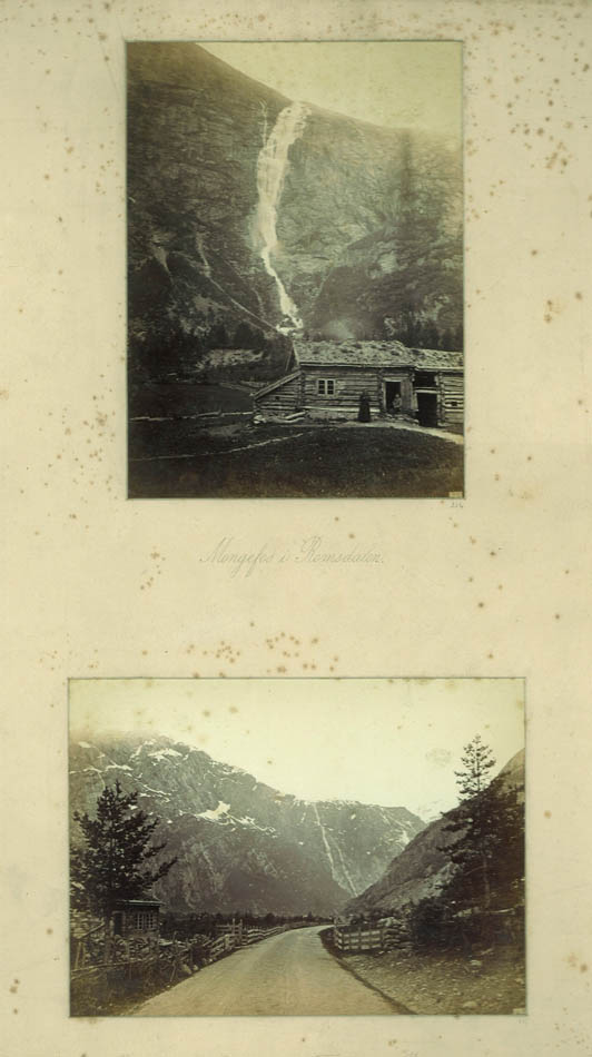 Monge falls, Horgheim and Flatmark in Romsdal.