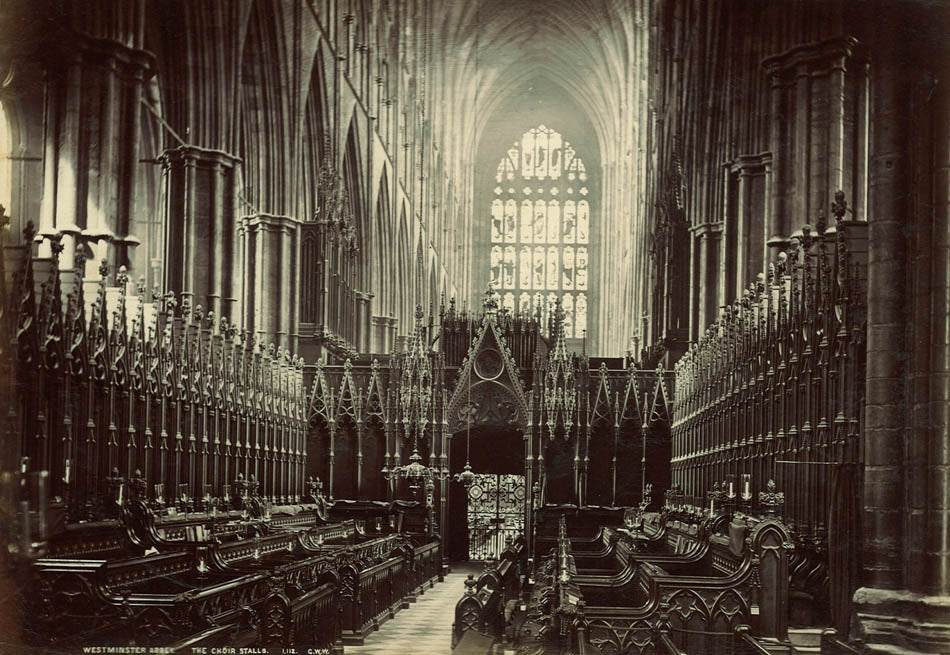 The Choir Stalls, Westminster Abbey.