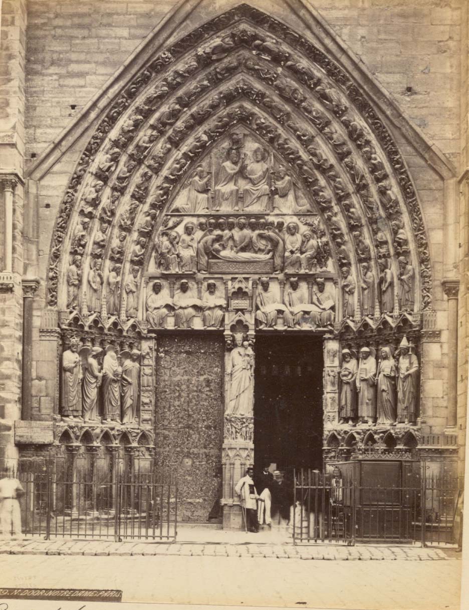 North Door, Notre Dame, Paris.