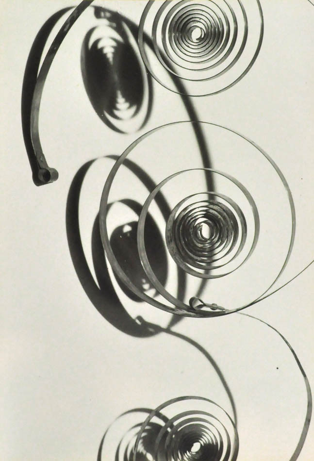 Pocket Watch Springs, enlarged.