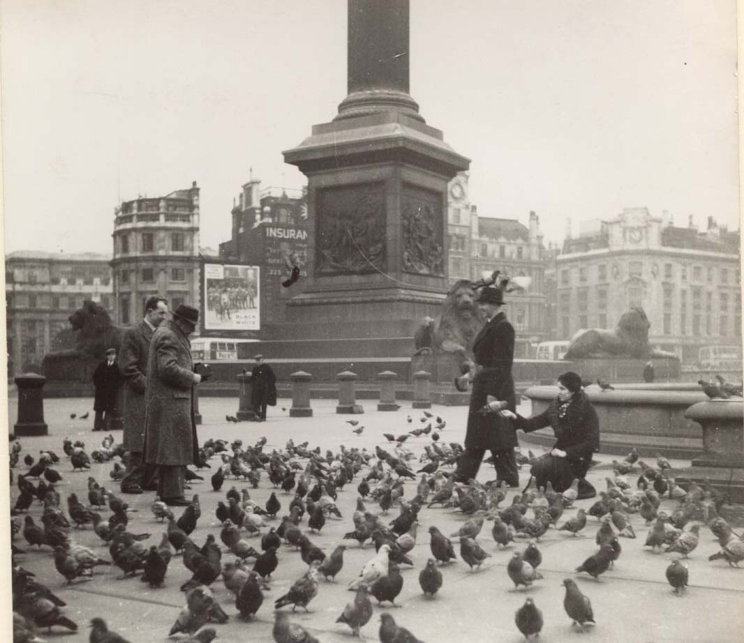 Trafalgar Square, London.