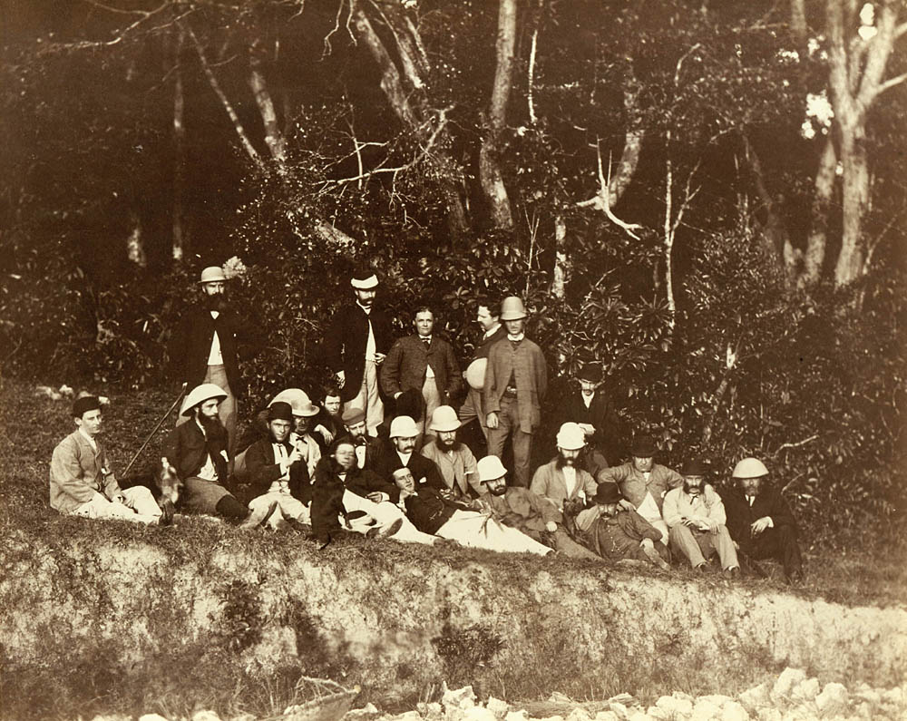 Group portrait taken at Mah-Low-Toom, South Africa.