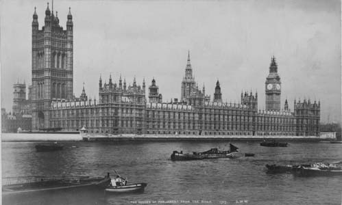 The Houses of Parliament from the River