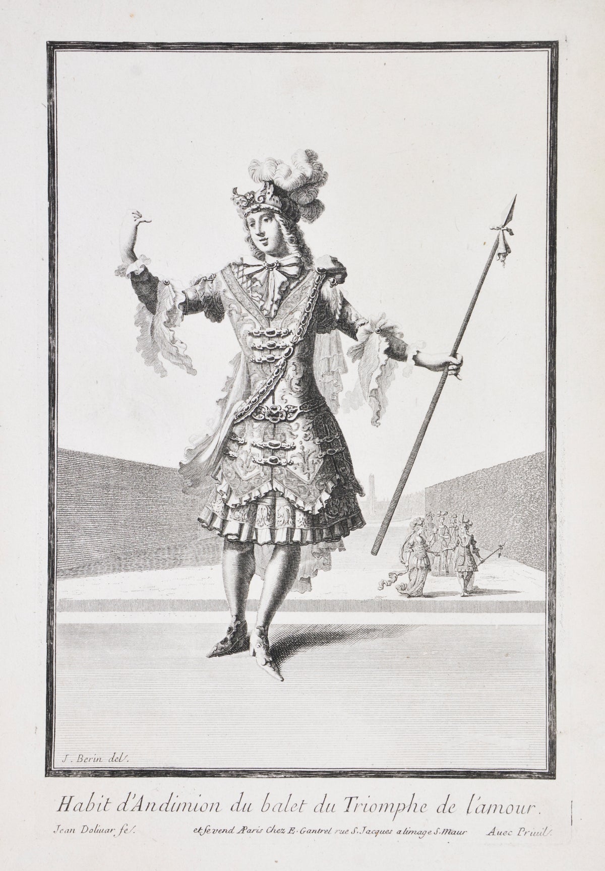 Habit d'Andimion du balet de Triomphe de l'amour.