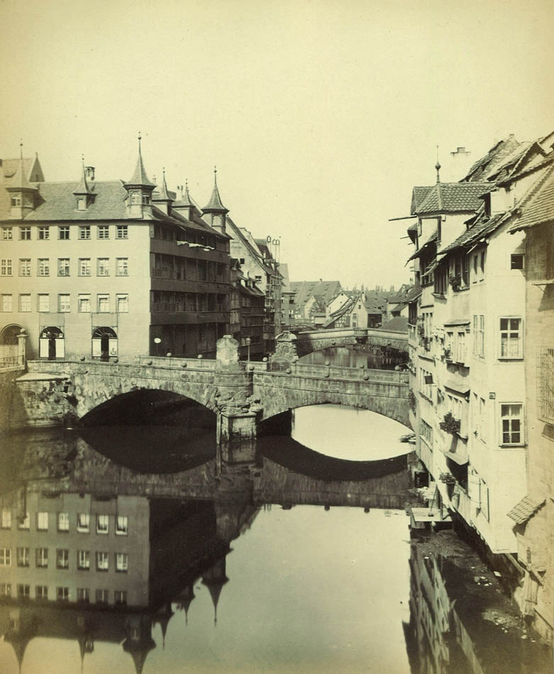 The Pegnitz in Nuremberg, Bavaria.