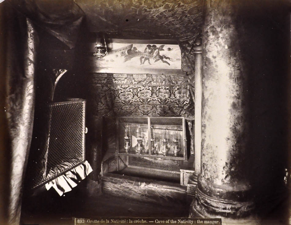 Cave of the Nativity: The Manger.