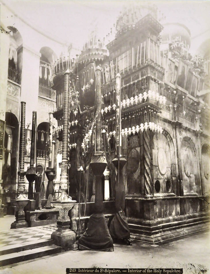 Interior of the Holy Sepulchre.