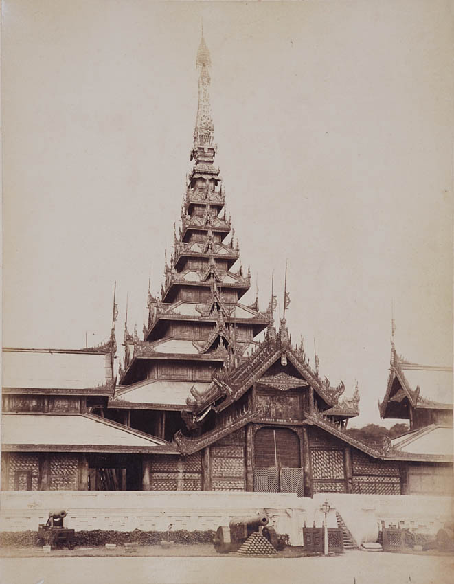 Mandalay Palace Throne Room with Nine-tiered Pyatthat Spire.