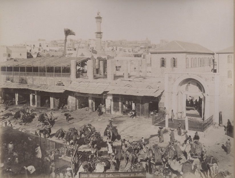 Bazaar at Jaffa.