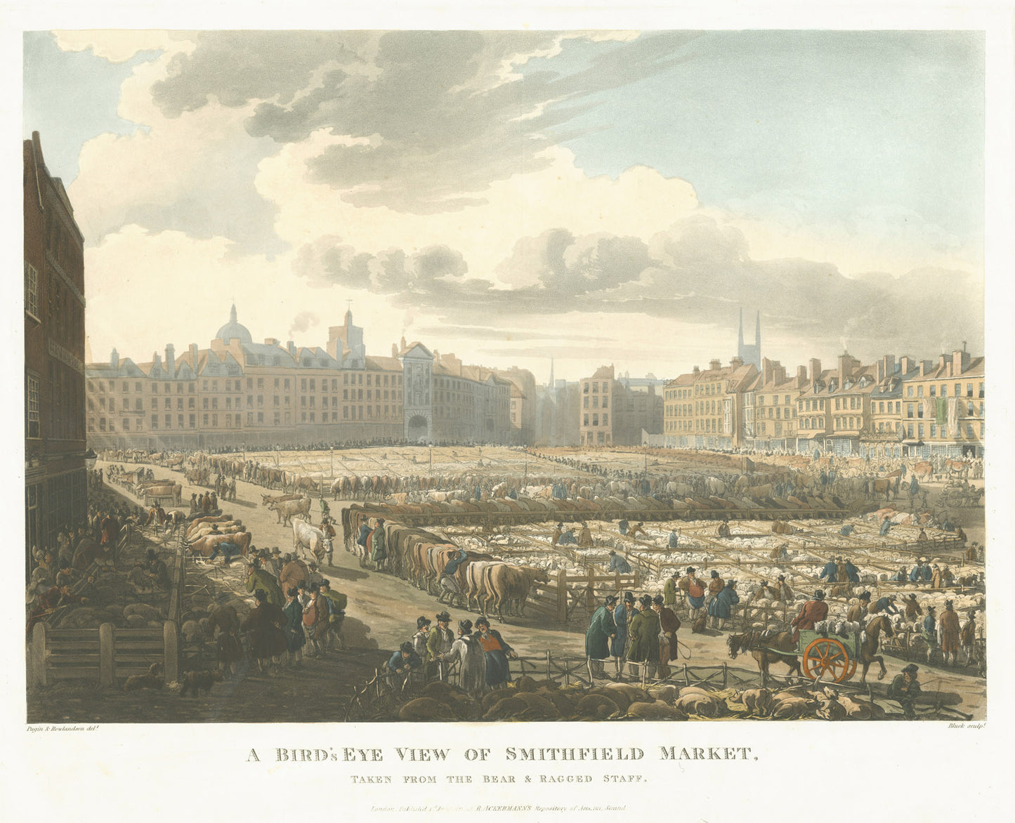 A Bird's Eye View of Smithfield Market,