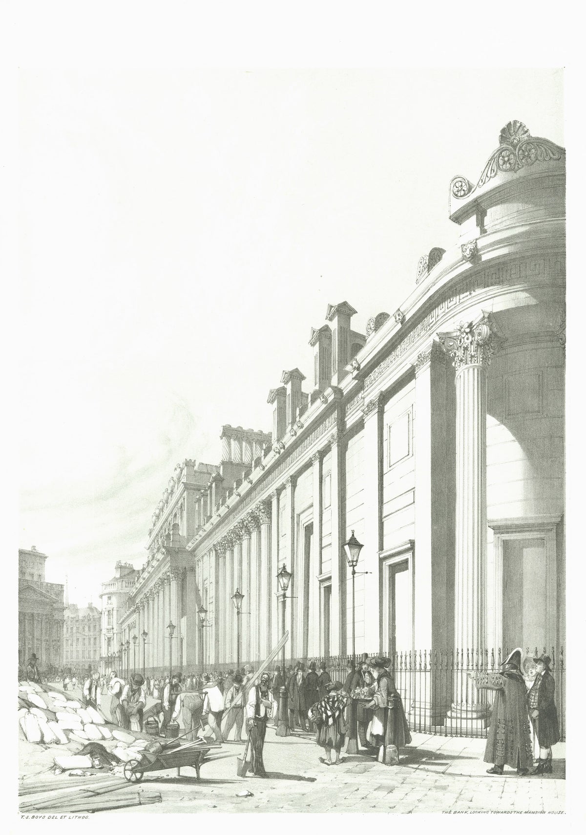 The Bank, looking towards The Mansion House.