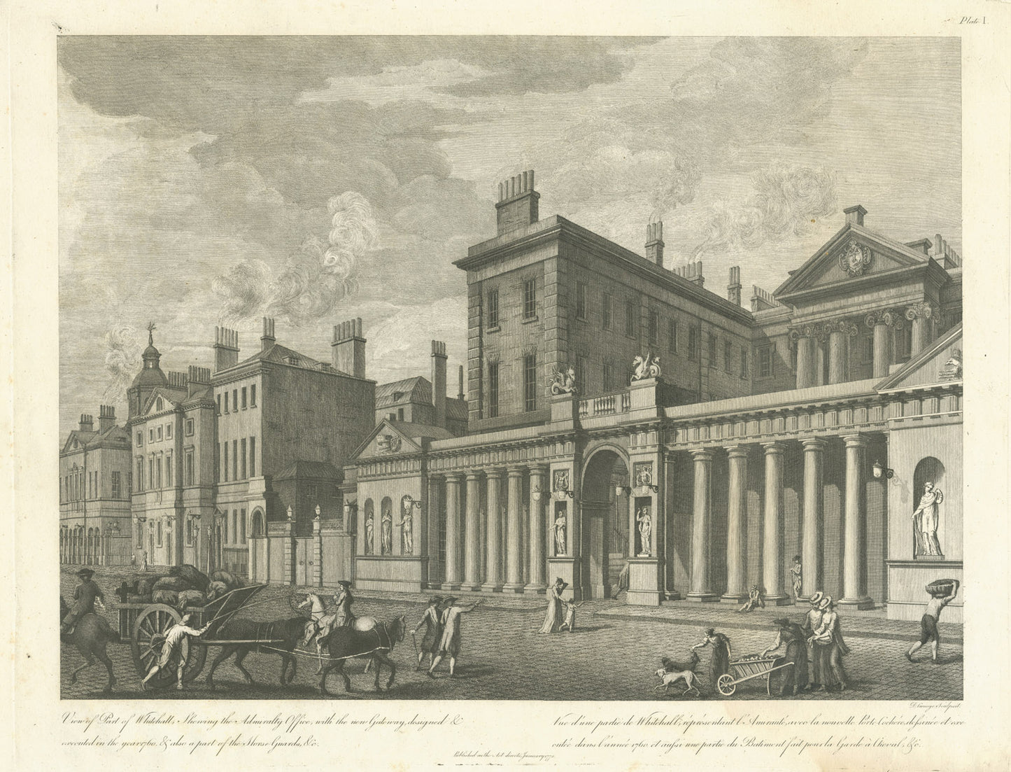 View of part of Whitehall,