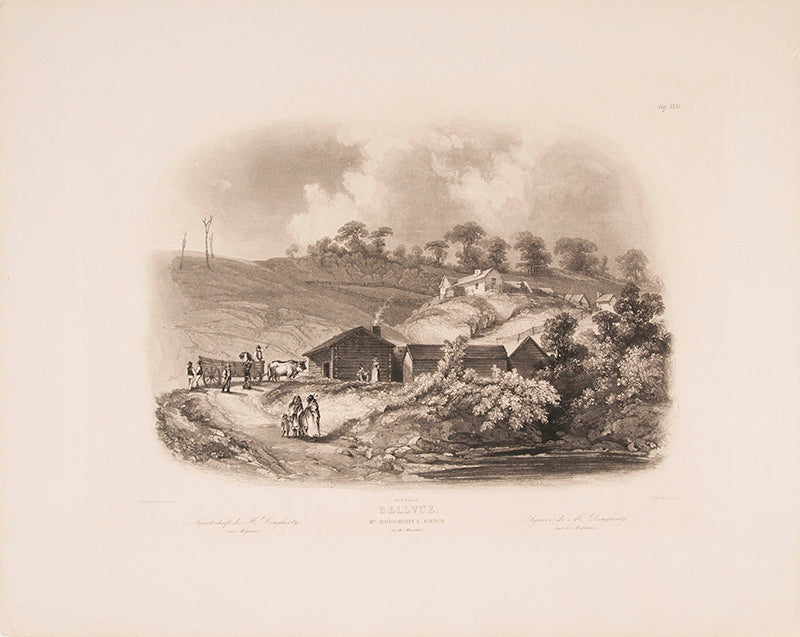 From the illustrated 'Travels in the Interior of North America between 1832-34' by Prince Maximilian Alexander Philipp Zu Wied-Neuweid