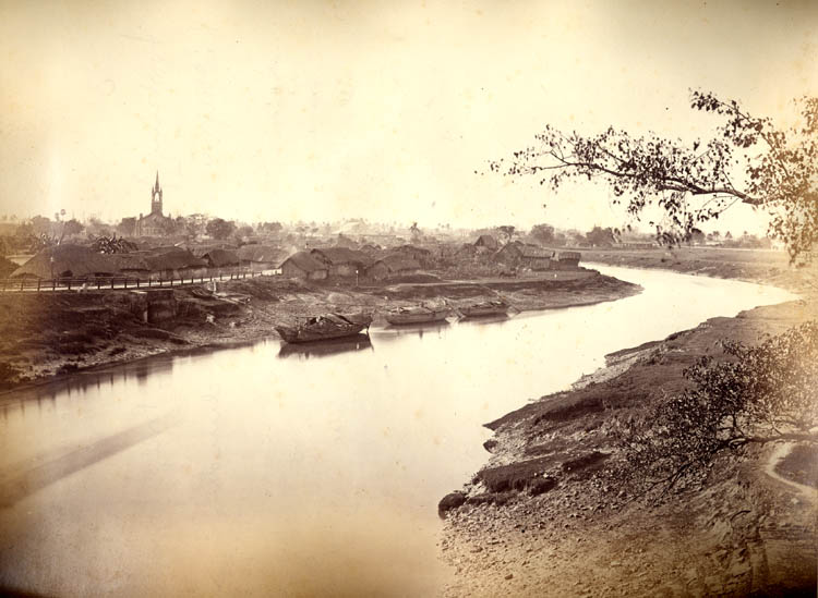 Kidderpore, Calcutta, from Alipore Bridge.