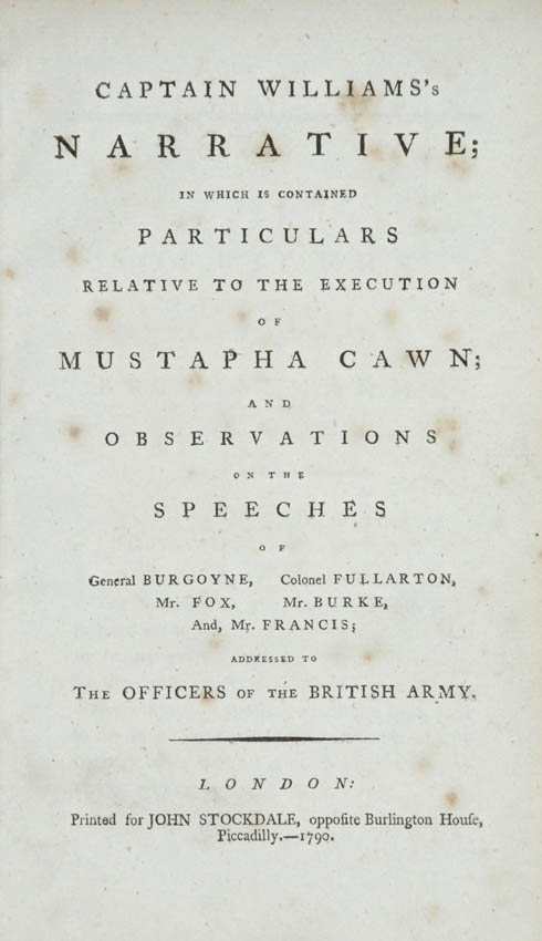First hand account of the British in India in the eighteenth century.