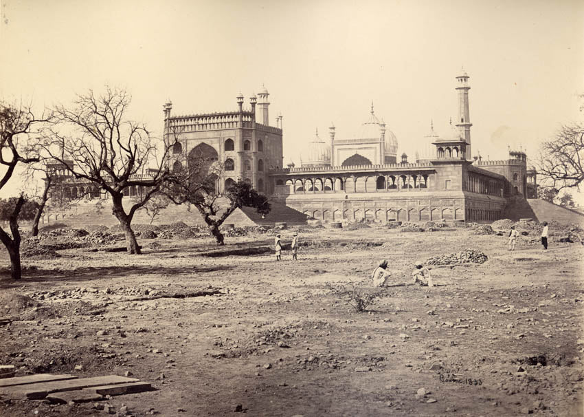 The Jumma Musjid, from the north-east, Delhi.