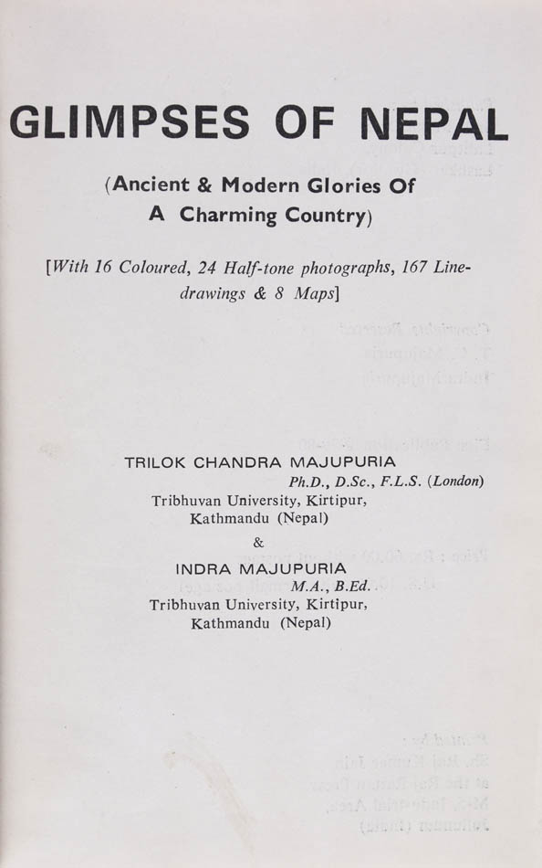 First edition of an profusely illustrated guide to Nepal