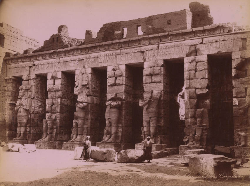 Court of the Caryatides, Medinet Abou, Thebes.
