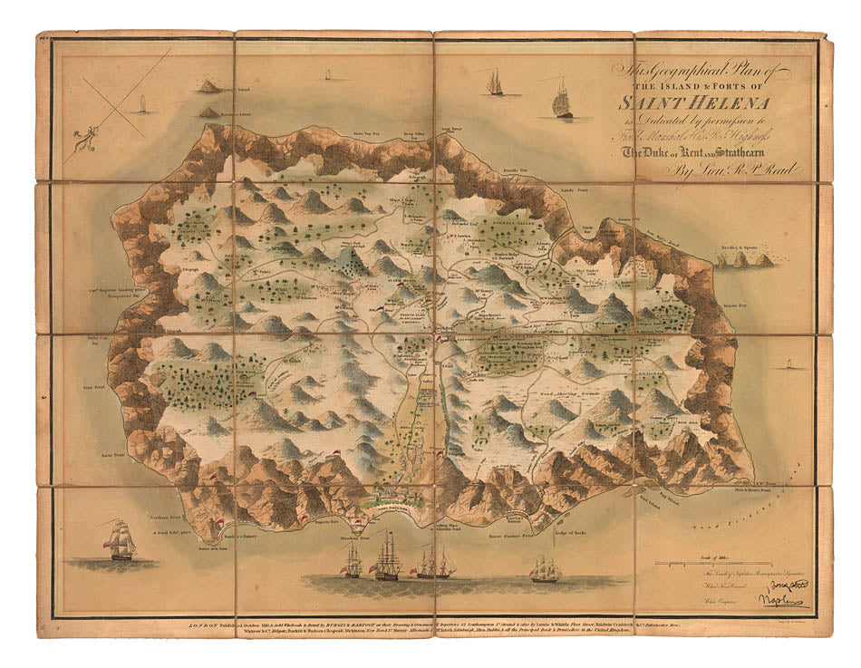 This Geographical Plan of the Island & Forts of St Helena