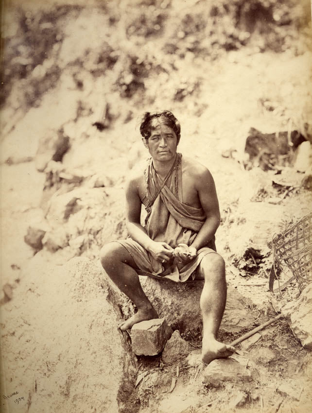 Lepcha man, Darjeeling.