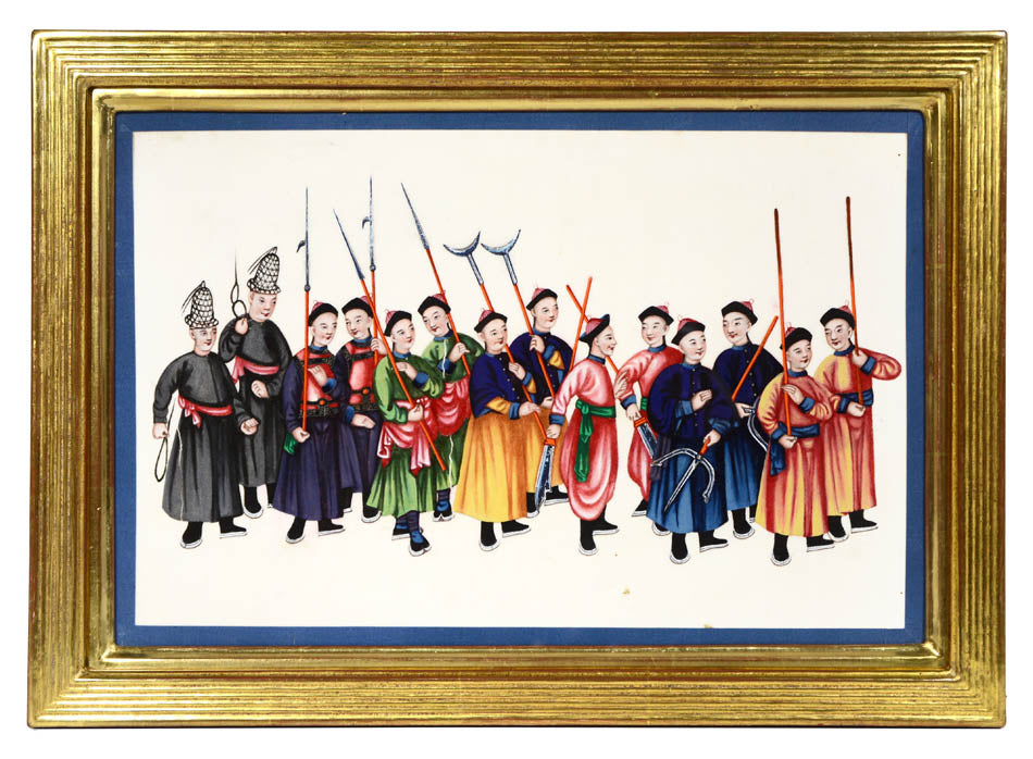 [A Group of 12 Watercolours of Processions.