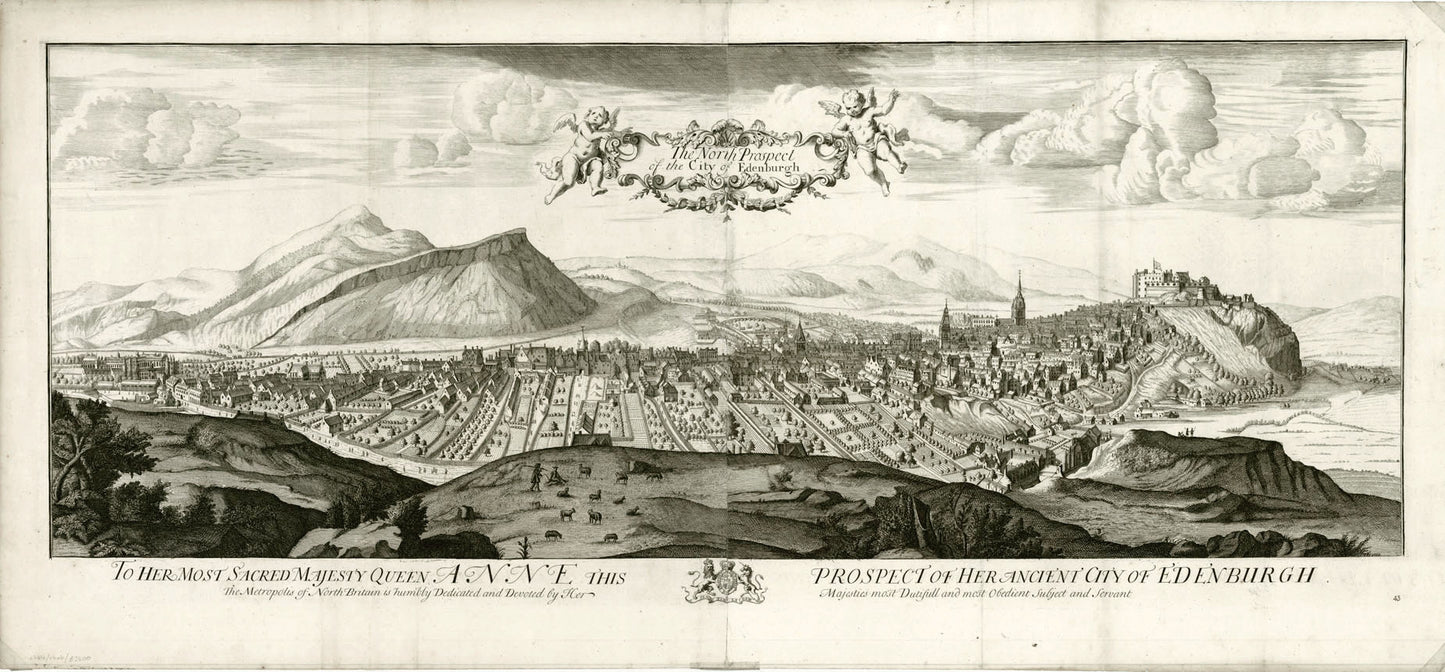 The North Prospect of the City of Edenburgh.